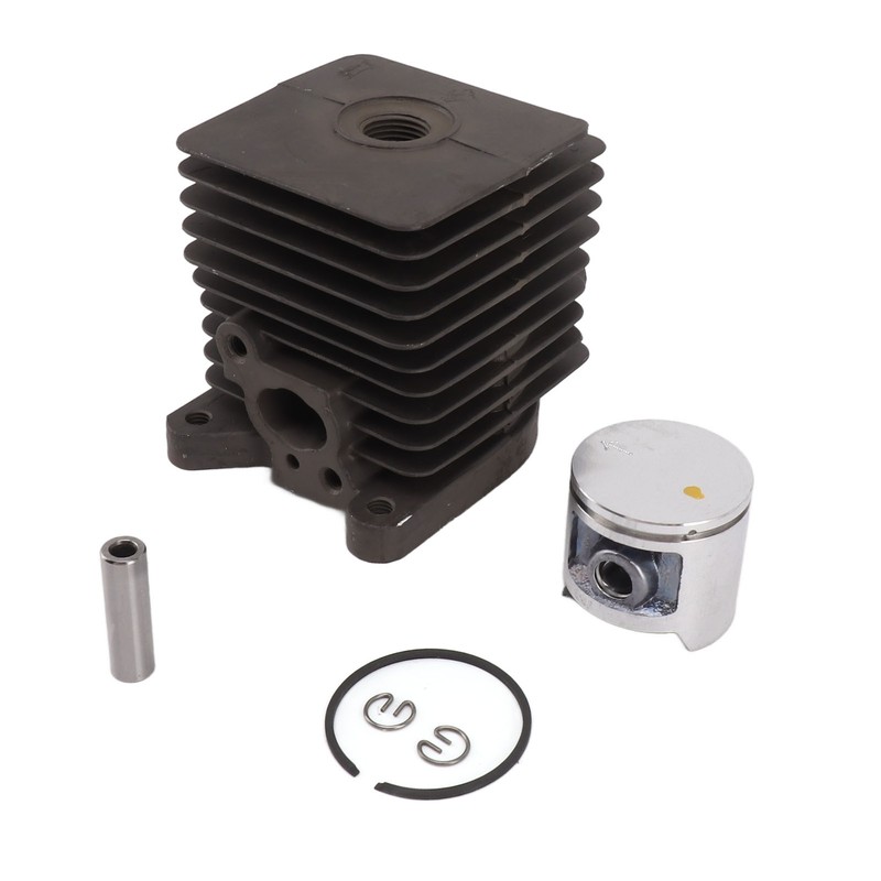 Cylinder Piston Assembly Kit 33.5mm Aluminum Alloy Trimmer Cylinder Piston