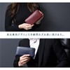 MGsable Goat Leather Long Wallet, Men's, Women's, Genuine Leather, Round