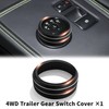 for Ford Mustang Mach E 2021-2024 Accessories, 4-Pieces Aluminum Alloy