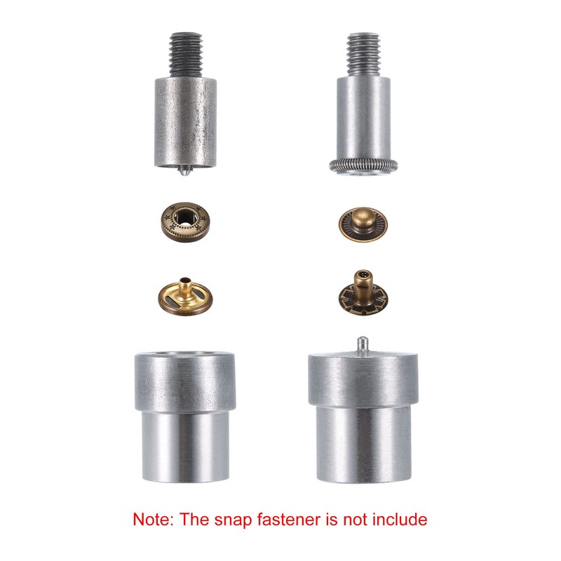 sourcing map 12 mm Press Studs Button Shape for Hand