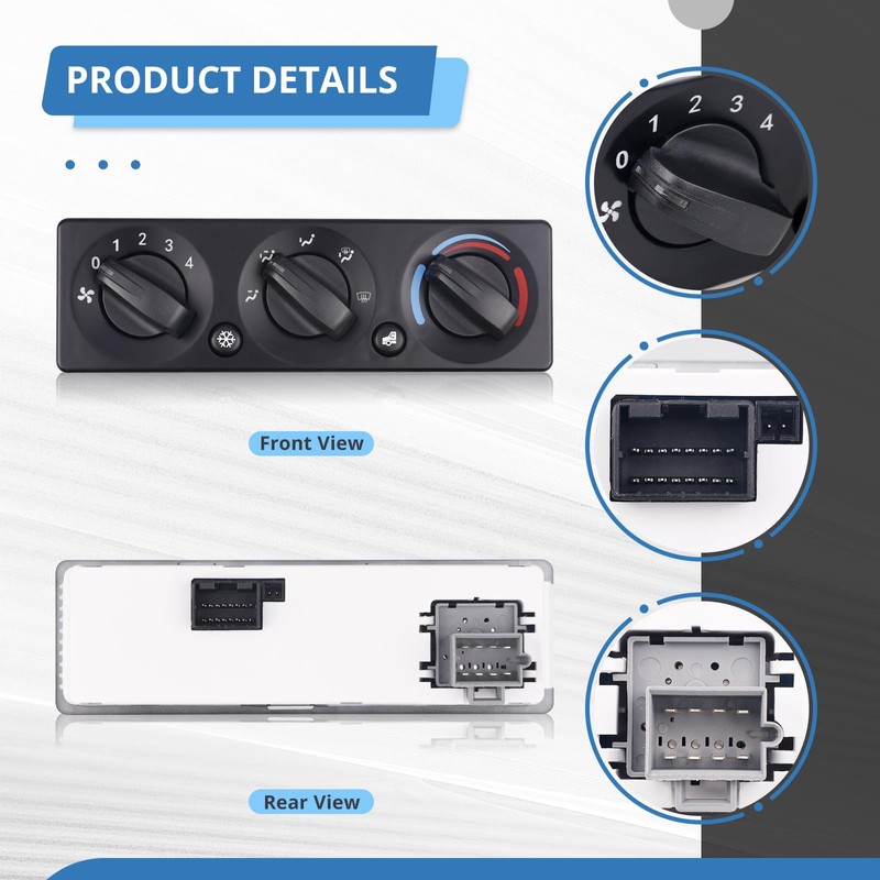 Q21-6012 Heater A/C Control Switch,Front Climate Control Module Compatible with
