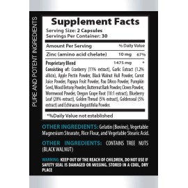 Pau DArco - ANTI-PARASITE FORMULA 1B - help fight infections