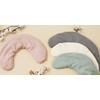Bucky Linen Hot & Cold Neck Pillow, Natural Buckwheat Filling,