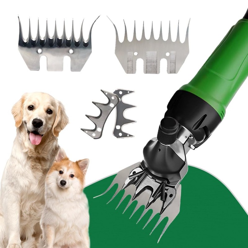 Sheep Shears Blades 9-Tooth Wool Shearing Comb and Cutter Blade