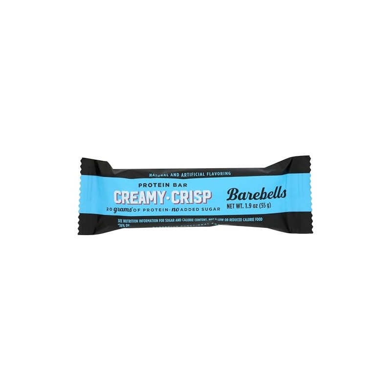 Barebells Creamy Crisp Protein Bar, No Added Sugar, 55 Grams