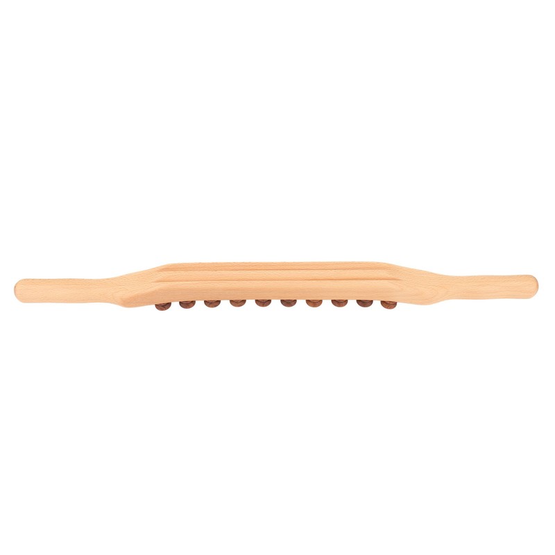 Wooden Scraping Stick Relieve Fatigue Reduce Soreness Double Sided Massage