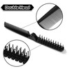 ExceLife Foldable Hair Comb, Travel Pocket Size Collapsible Comb Double