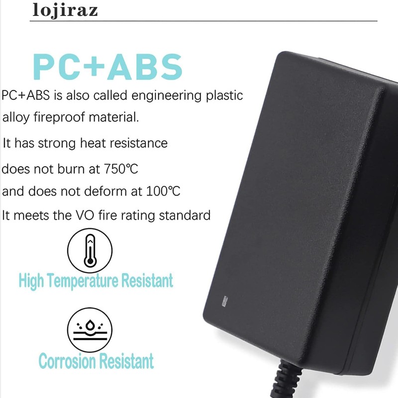 lojiraz AC Power Supply Adapter Charger Cord for Moog Zevex