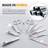 ROYAL Metal Nail Clipper Set Series (11 PCS White Aluminum