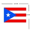 TENNER.LONDON Set of 5 Puerto Rico Flags Iron on Screen