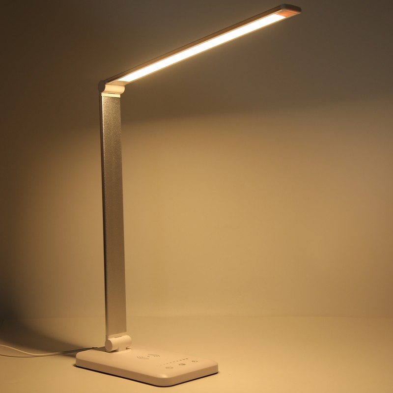 LED Desk Lamp 5 Levels Touch Control USB Eye Protection