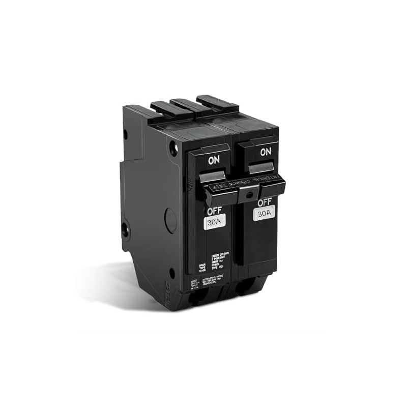 THQL1230 30 Amp 2-Pole Circuit Breaker, Plug-in Mount, Thermal Magnetic