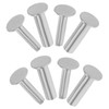 Warmhm 4 Pairs Handle Rivets Kitchen Handle Screws Fixing Rivet