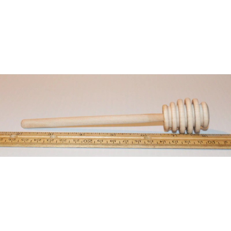 Unbranded 6" Wooden Honey Dipper New Wood Lot One (1)