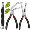 OBEST Electrical Disconnect Pliers, Electrical Connector Pliers with Insulated Gloves