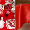 MLMOMVME Red Extra Large Table Cloth Rectangle 145 x 305cm