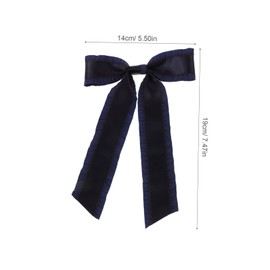 VICASKY 2pcs Dark Bow Hair Clips for Girls Stylish Hair Accessories for Women and Teens Versatile Bow Knot Barrettes for Any Occasion and Convenient Design