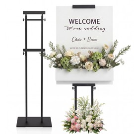 Poster Stand, Sign Holder, Sign Holder Stand for Display, Black, 1-Pack