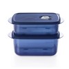 Tupperware Vent N Serve 2pc Medium Set Indigo/Mist, Blue