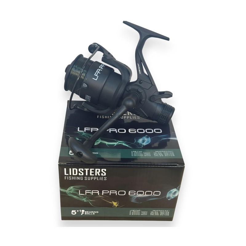 3 Lidsters LFR Pro 6000 Carp Reels 5+1BB Carp Runner