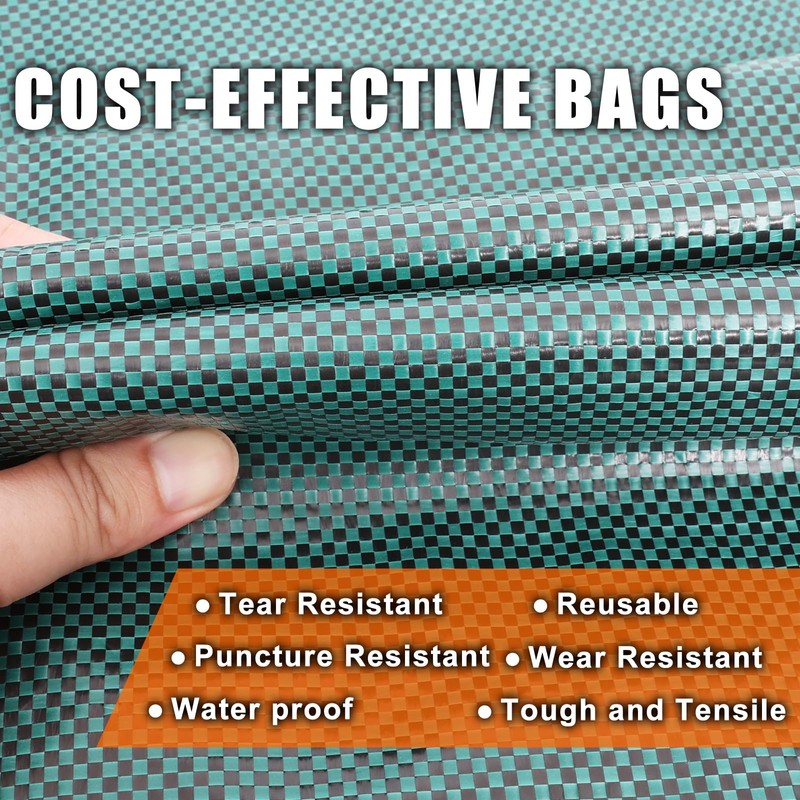 Joyhalo Reusable Yard Waste Bags Set, 3 Pack 72 Gallon