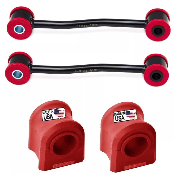 Suspension Dudes 4PC Front Sway Bar Link + Bushings Kit