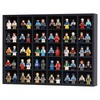 Black Shot Glass Display Case 30 Slots Minifigures Thimble Collection