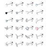 LOLIAS 24Pcs Cartilage Earrings for Women Men 20G Surgical Steel