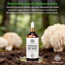 Tintura Doble Extracción Hongo Melena De León Extracto 50ml