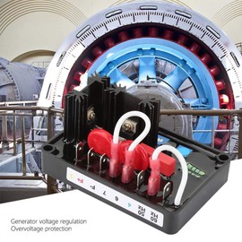 Voltage Regulator, AVC63-4 Input 190-240VAC Automatic Engine Voltage Controller Voltage Control Module AVR Generator Accessories