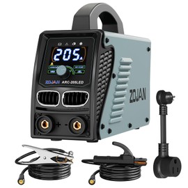 ZOJAN ARC Stick Welder 205A 110V-220V,lightweight Portable inverter welder Machine capable of DC Stick and TIG applications and ideal for beginners.Arc force and Anti-Stick