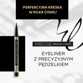 EVELINE PRECISE Brush Liner, Deep Black