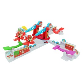 Extension for Two Plane Play for Looping Louie Game Arm, with 2 Aeroplanes, Tuning Edition (Red, Assembled Extension Set)