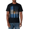 Argentinian American Flag Argentinian Roots Argentina Gift T-Shirt