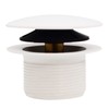 Westbrass D398RK-50 1-1/2" NPSM Coarse Thread Mushroom Tip-Toe Bathtub Drain