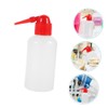 Mobestech 6pcs Plastic Lash Wash Bottle Safety Squeeze Bottles for