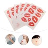 Healvian 12pcs Lip Temporary Body Stickers for Face and Skin