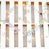 On The Wall Party Banner Happy Birthday Silver Iridescent Stitched