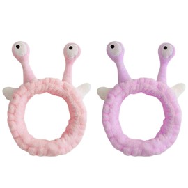 2 Pieces Snail Hair Band, Firm Skin Care Headband, Creative Cute Face Wash Bands, Women's Plush Headband, Panty Elastic Accessories, Hairstyle Accessories