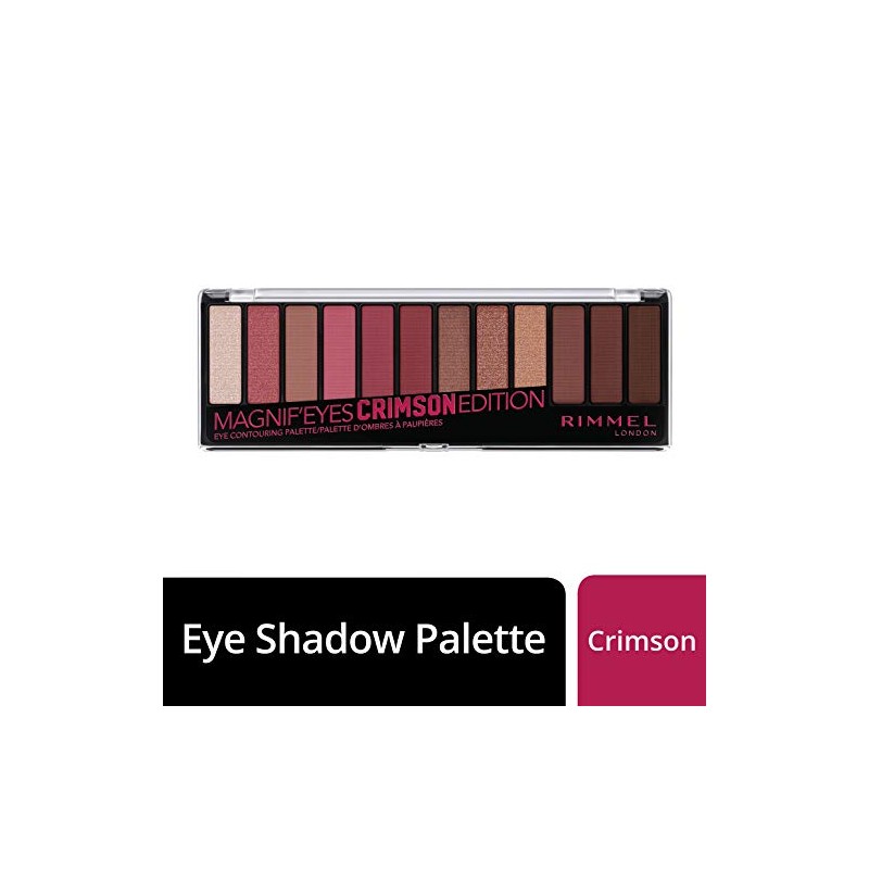 Rimmel Magnif'eyes Eyeshadow Palette, Crimson Edition