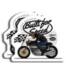 2-Pack Built for Speed Stickers - Custom Motorcycle Decal -