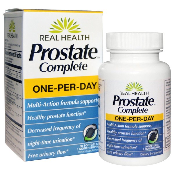 Prostate Complete, 30 cápsulas blandas por Real Health (paquete de 2)