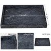 GHQYP 12" x 8" Natural Marble Decorative Tray, Elegant Vanity