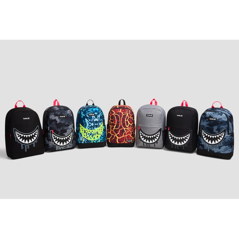 Hurley Graphic Backpack, Space Shark, One Size