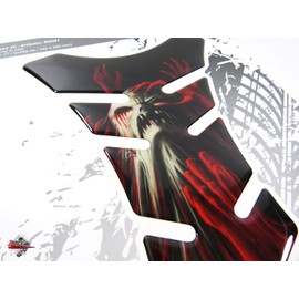 Tank Pad 3D Skull Ghost Universal Motorcycle Tank Sticker 502381VA