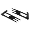 Glossy Black Front Fog Lamp Eyebrow Eyelid Cover Trim Replacement