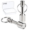Srzllxfc 2 Pack Keychain Magnet for Testing Brass - Magnetic