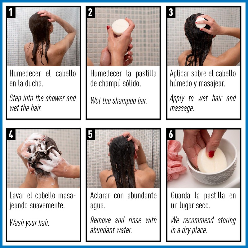 Valquer Solid Shampoo, Sulphate-Free, Soap-Free, Plastic-Free, 50g