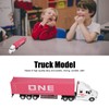 Container Truck Model 1:48 Vivid Exquisite Beautiful Decorative Toy Ornament