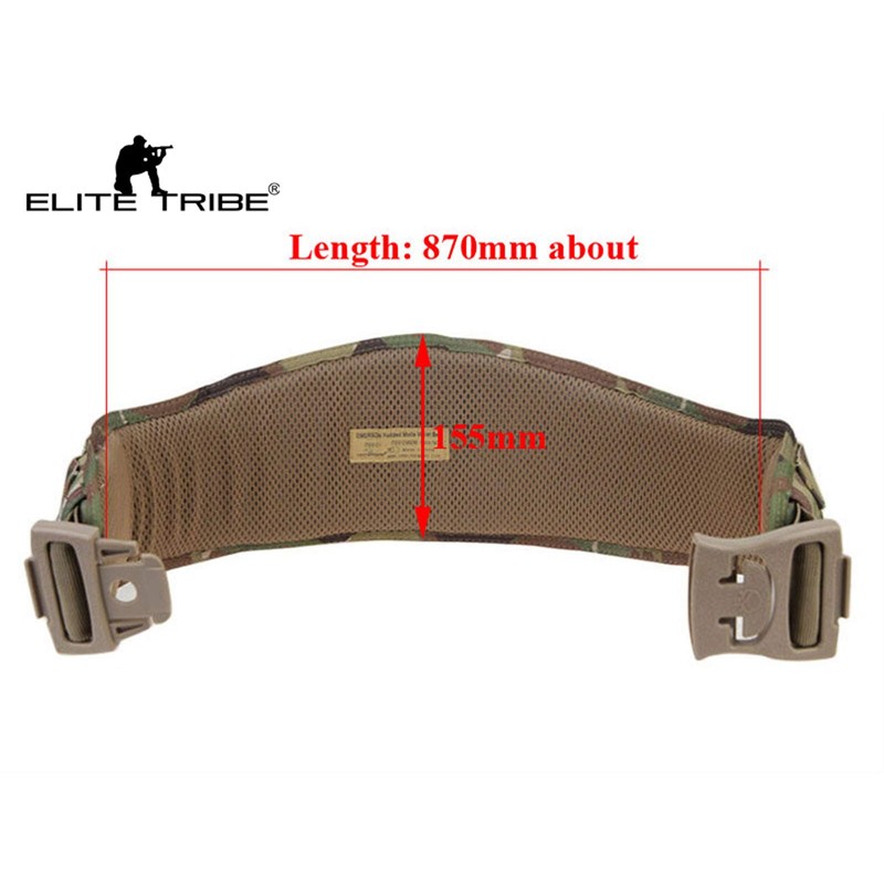 Airsoft Tactical Molle Waist Belt Multicam MC